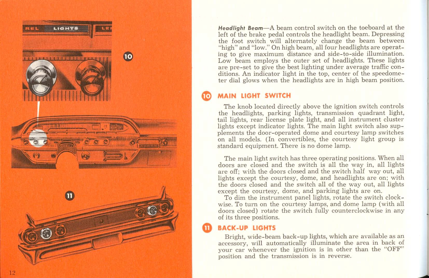 1961 Mercury Owners Manual Page 19